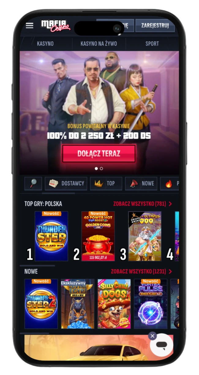 strona glowna mafia casino